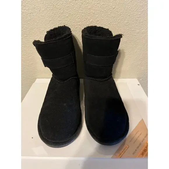 Bear paw women’s black boots size 9 - Picture 3 of 7